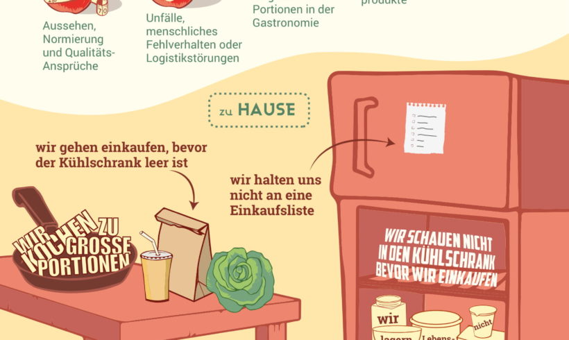 Infografik Wodurch wird Food Waste verursacht foodwaste.ch