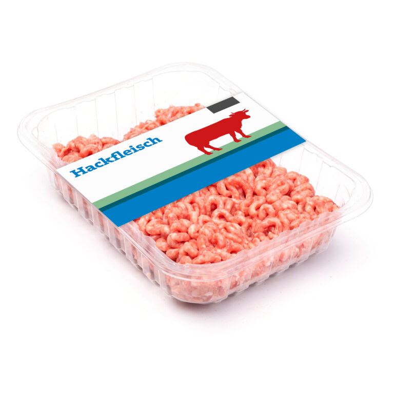 Frischfleisch abgepackt