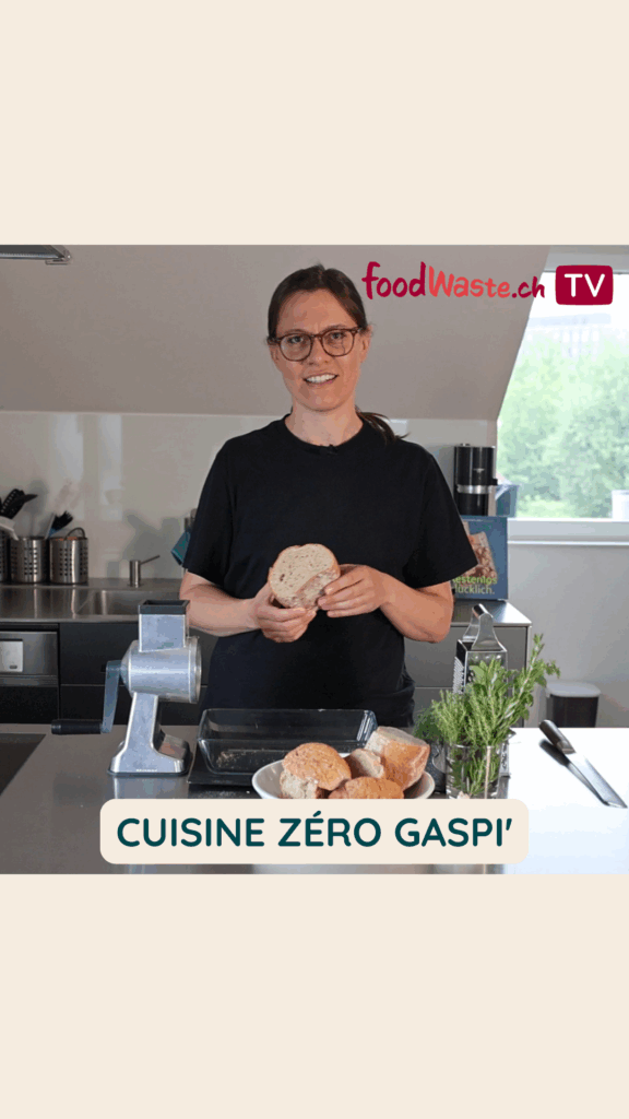 Utiliser le pain dur