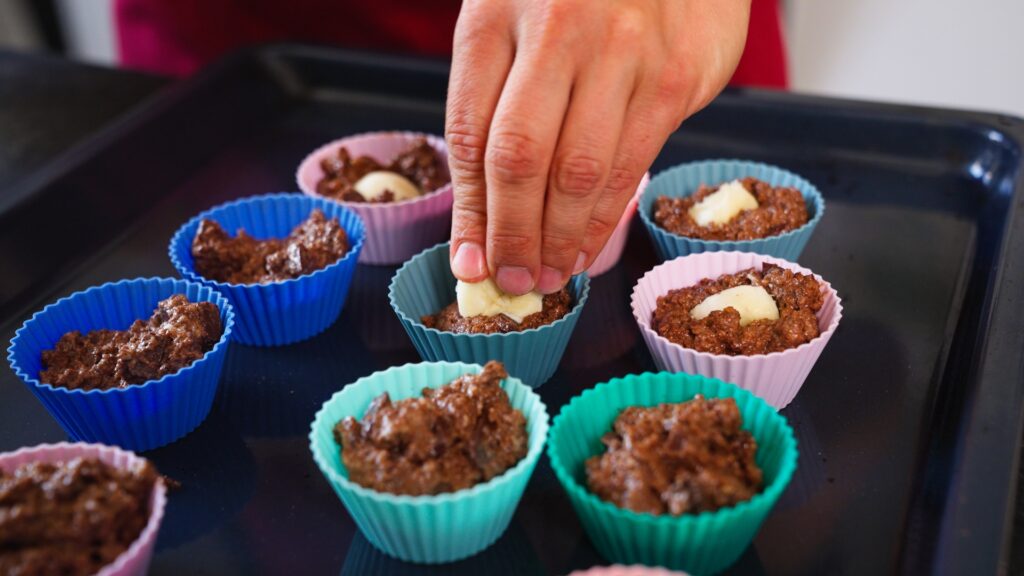 Muffins aus hartem Brot